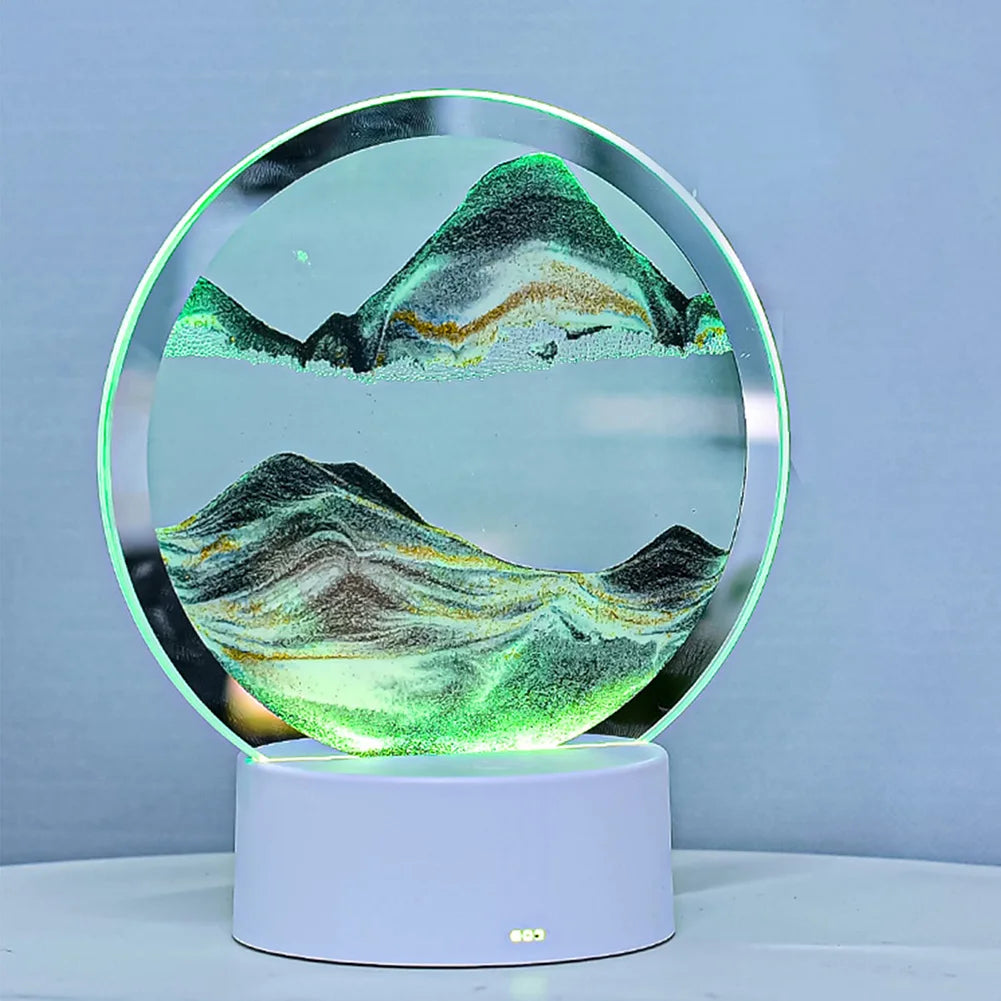 3D Moving Sand Lamp