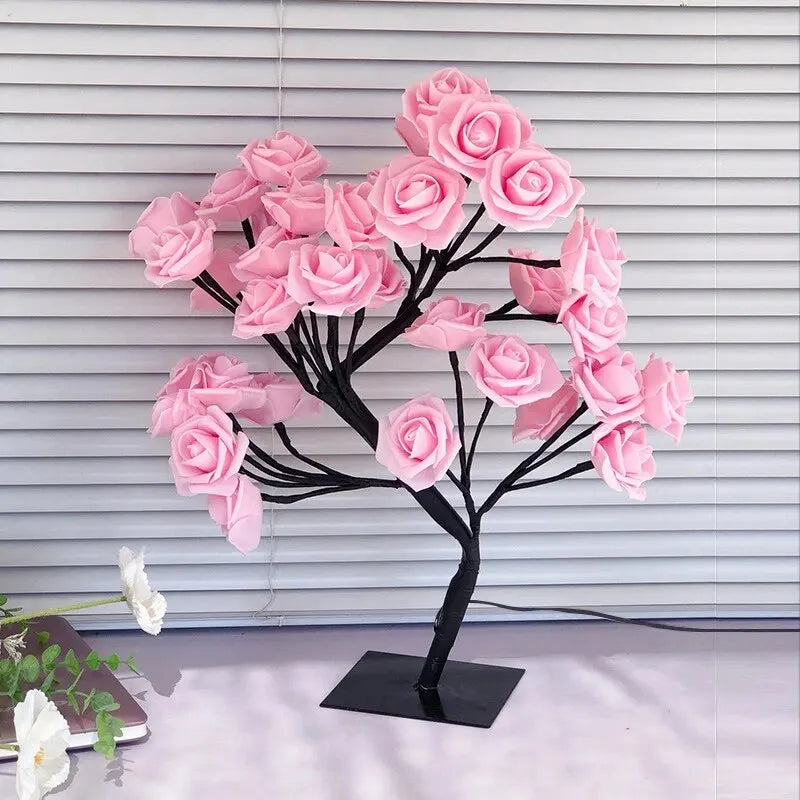 LED Rose Tree Lamp