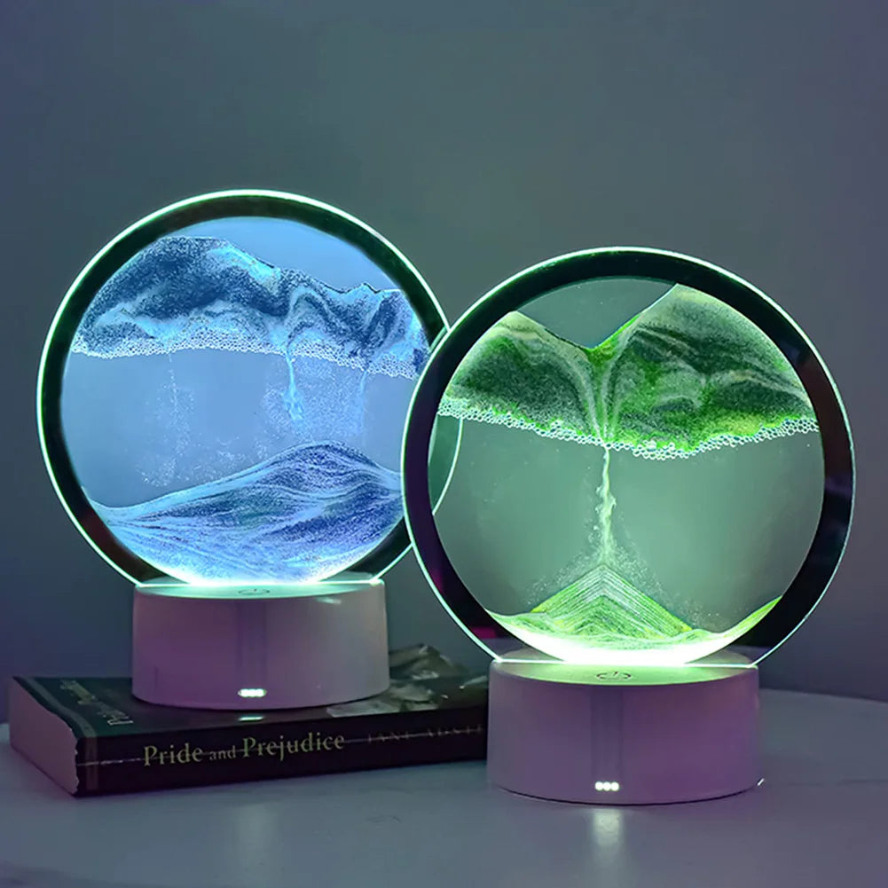 3D Moving Sand Lamp