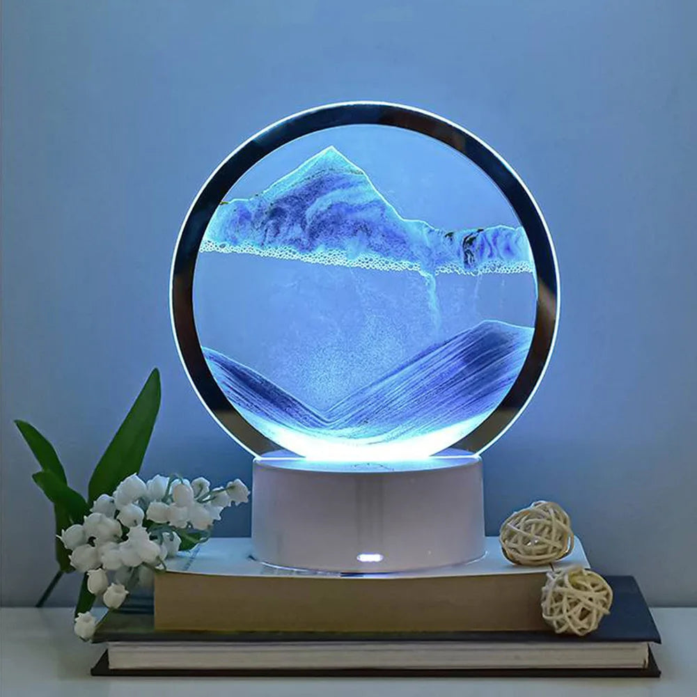 3D Moving Sand Lamp